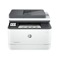 HP - LaserJet Pro MFP 3101sdw Wireless AI-Enabled Black-and- All-in-One Laser Printer - White - Large Front