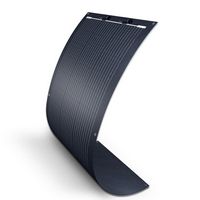 Renogy - 100W 12V Solar Panel Lightweight Semi Flexible  Monocrystalline Bendable Off-Grid Charge... - Large Front