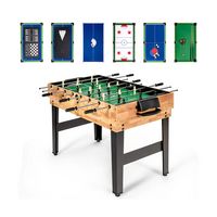 Costway - 10-in-1 Combo Game Table Set, Multi Game Table for Home, Game Room - Multi-Color - Large Front