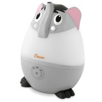 CRANE - Mini Elephant 0.5 Gallon Cool Mist Humidifier - Gray - Large Front