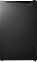 Insignia™ - 4.4 Cu. Ft. Mini Fridge with Door Storage and ENERGY STAR Certification - Black - Large Front