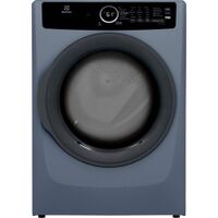 Electrolux - Front Load Perfect Steam™ Electric Dryer with Instant Refresh – 8.0 Cu. Ft - Denim Blue - Large Front