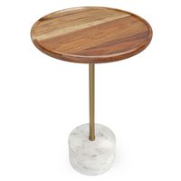 Simpli Home - Becker  Side Table - Natural - Large Front