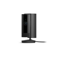 Ring - Indoor Plug-In 1080p Security Camera (2nd - Generation) with Privacy cover - Black - Large Front