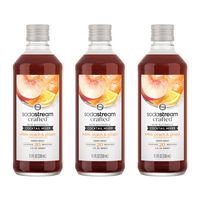 SodaStream - Crafted Mixers  White Peach Ginger Drink Mix 3-Pack - Large Front