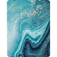 SaharaCase - Marble Series Folio Case for Apple iPad Pro 12.9 (4th, 5th, and 6th Gen 2020-2022) -... - Large Front