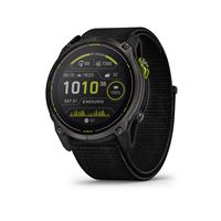 Garmin - Enduro 3 Solar GPS Smartwatch 51mm Fiber-reinforced polymer - Carbon Gray DLC titanium - Large Front
