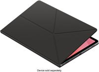 Samsung - Galaxy Tab S11 Book Cover - Black - Large Front