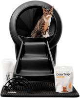 Whisker - Litter-Robot 4 - Smart Self-Cleaning Litter Box - Complete Bundle w/ OdorTrap Refills, ... - Large Front