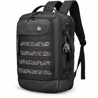 Swissdigital Design - BERG L TSA-Friendly Backpack With USB Charging Port  RFID Protection and Fi... - Large Front