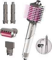 Shark - FlexFusion Air + Ceramic Styling & Drying System with Scalp Shield Mode - Metallic Mist - Large Front