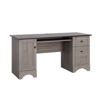 Sauder - Computer Desk Mo W/ Ro - Mystic Oak - Large Front