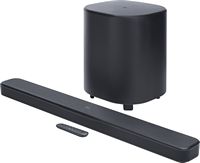 JBL - BAR500MK2 5.1 Soundbar with Dolby Atmos and Wireless Subwoofer - Black - Large Front