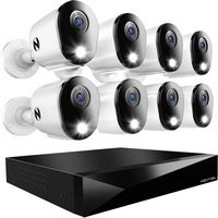 Night Owl - 8 Channel 2K (4MP) DVR with 8 (4MP) Cameras and 2TB Storage, Expandable up to 4 Addit... - Large Front