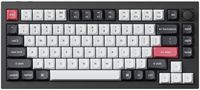 Keychron - Q1HE 75% Custom Wireless RGB Mechanical Keyboard with Progrmmable QMK/VIA Hot-Swappabl... - Large Front