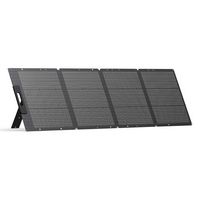 BLUETTI - Foldable 200W Solar Panel - Black - Large Front