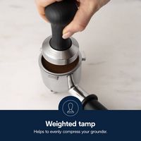 De'Longhi - 51mm Coffee Tamper - Black - Large Front