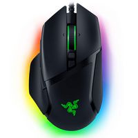 Razer - Basilisk V3 Wired Optical Gaming Mouse with Chroma RBG Lighting - Wired - Black - Large Front