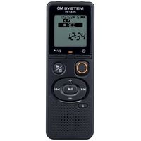 OM System - VN-541PC Digital Voice Recorder - Black - Large Front