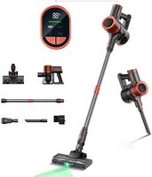 JIGOO - C200 Cordless Vacuum Cleaner with 350W Motor & 23KPa Suction, Lightweight Stick Vac for C... - Large Front