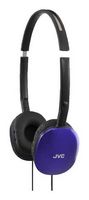 JVC - FLATS Over-the-Ear Headphones - Blue - Large Front