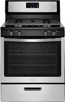 Whirlpool - 5.1 Cu. Ft. Freestanding Gas Range - Stainless steel - Large Front