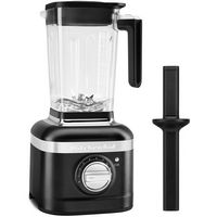 KitchenAid - K400 1200W 56 oz. Variable 5-Speed BPA-Free Blender with Tamper, Matte Black - Black... - Large Front