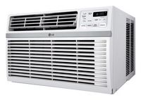 LG - 550 Sq. Ft. 12,000 BTU Window Air Conditioner with Remote Control - White - Large Front