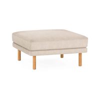 Burrow - Modern Field Ottoman - Oatmeal - Large Front