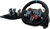 Logitech - G29 Driving Force Racing Wheel and Floor Pedals for PS5, PS4, PC, Mac - Black - Large Front