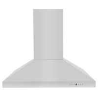 ZLINE - 36 inches - Externally Vented - Island Range Hood - Stainless steel - Large Front