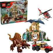 LEGO - Jurassic World Spinosaurus & Quetzalcoatlus Air Mission 76976 - Large Front