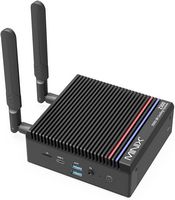 MINIX - Z300-0dB Fanless Mini PC with 16G RAM/512G SSD, Powered by 12th Gen Alder Lake N300 Proce... - Large Front