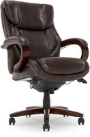 La-Z-Boy - Bellamy Executive Office Chair - Coffee Brown - Bonded Leather - Large Front