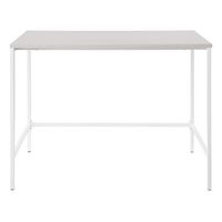 OSP Home Furnishings - Contempo Rectangular  Office Desk - White Oak - Large Front