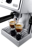 De'Longhi - Manual Espresso Machine - Stainless Steel - Large Front