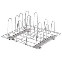 TRINITY - Sliding Pot Organizer | Chrome - Chrome - Large Front