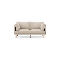 Burrow - Modern Field 2-Seat Sofa - Oatmeal - Large Front