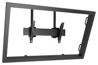 Chief - X-LARGE DUAL POLE FLAT PANELCEILING MOUNT - Black - Large Front