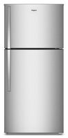 Whirlpool - 30 in. Wide 19.2 cu. ft. Top-Freezer Refrigerator with Total Coverage Cooling - Finge... - Large Front