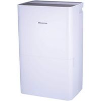 Hisense - 50-pint Dehumidifier - White - Large Front