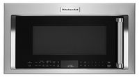 KitchenAid - 1.9 Cu. Ft. Convection Over-the-Range Microwave with Sensor Cooking - Stainless Steel - Large Front