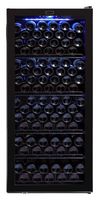 Whynter - 124-Bottle Wine Refrigerator - Black - Large Front