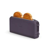 Bella - Fits-anywhere Kitchenware: 2-Slice Slim Toaster - Plum - Large Front