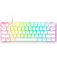Razer - Huntsman V3 Pro Mini 60% Wired Analog Optical Gaming Keyboard with Snap Tap - White - Large Front