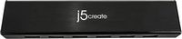 j5create - USB 3.0 7-Port HUB - Black - Large Front