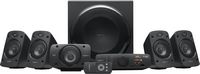 Logitech - Z906 5.1-Channel Satellite Surround Sound Speaker System (6-Piece) - Black - Large Front