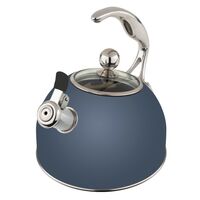 Viking 2.6 Quart Whistling Tea Kettle with 3-Ply Base - Large Front