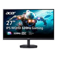 Acer - Nitro 27” IPS WQHD 320Hz 0.5ms FreeSync Premium IPS Gaming Monitor with HDR (Display Port,... - Large Front