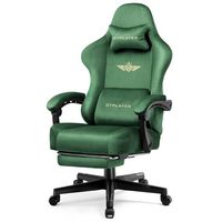 GTPlayer - GT829 Gaming Chair - Green - Large Front